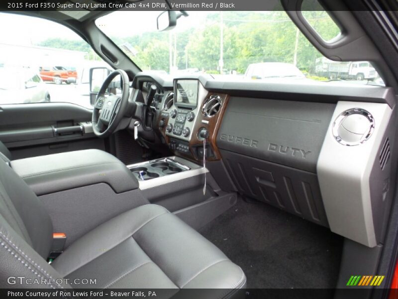 Vermillion Red / Black 2015 Ford F350 Super Duty Lariat Crew Cab 4x4 DRW