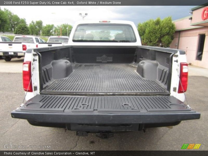 Oxford White / Medium Stone 2008 Ford F250 Super Duty XL Crew Cab 4x4