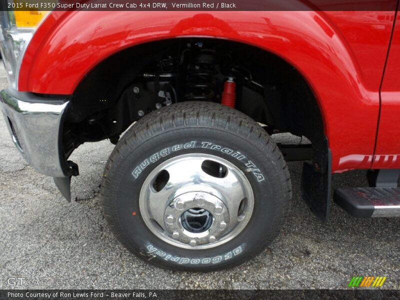 Vermillion Red / Black 2015 Ford F350 Super Duty Lariat Crew Cab 4x4 DRW