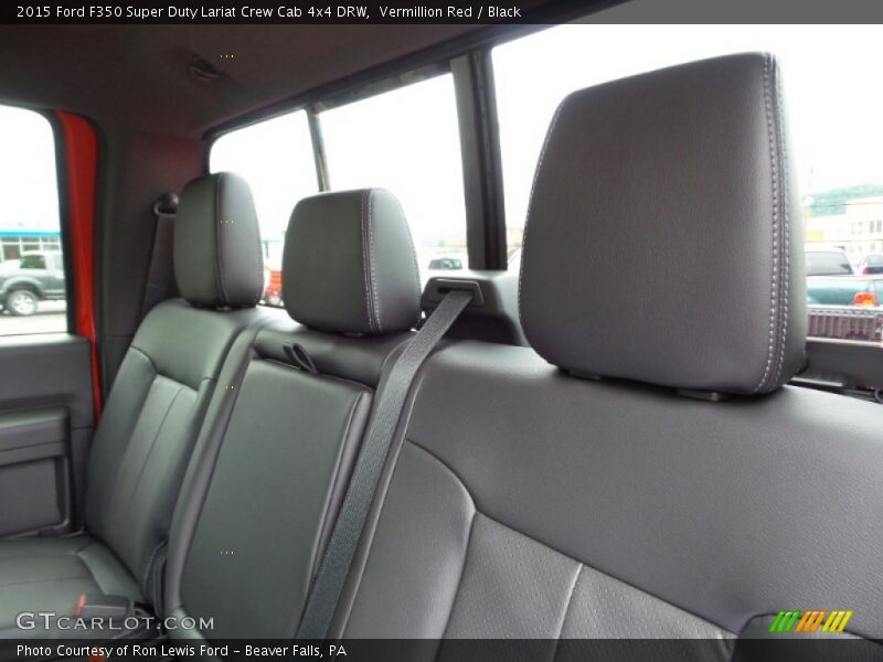 Vermillion Red / Black 2015 Ford F350 Super Duty Lariat Crew Cab 4x4 DRW