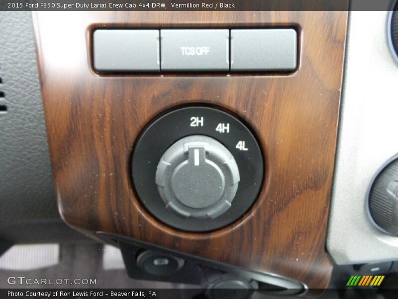 Vermillion Red / Black 2015 Ford F350 Super Duty Lariat Crew Cab 4x4 DRW