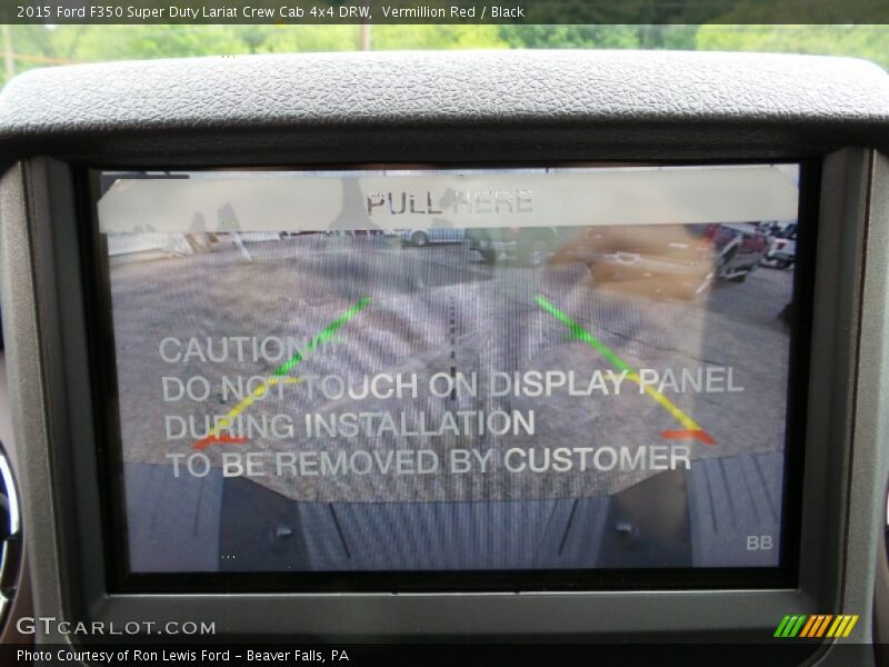 Vermillion Red / Black 2015 Ford F350 Super Duty Lariat Crew Cab 4x4 DRW