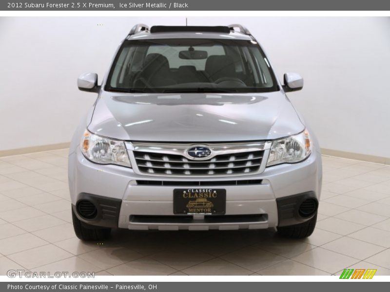 Ice Silver Metallic / Black 2012 Subaru Forester 2.5 X Premium