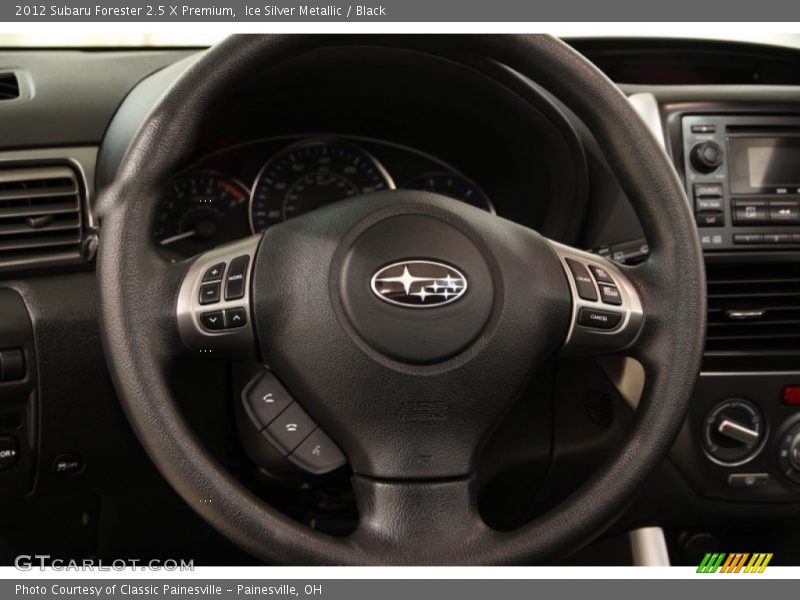 Ice Silver Metallic / Black 2012 Subaru Forester 2.5 X Premium