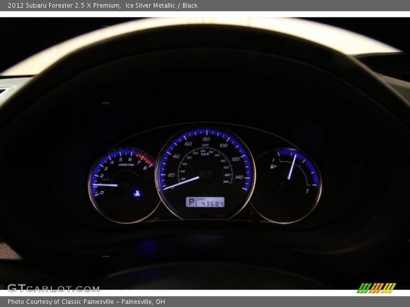 Ice Silver Metallic / Black 2012 Subaru Forester 2.5 X Premium