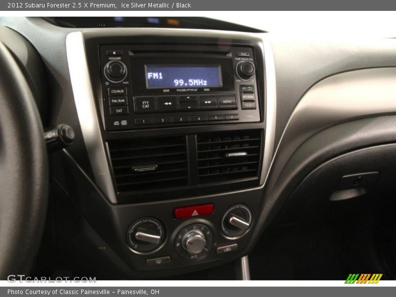 Ice Silver Metallic / Black 2012 Subaru Forester 2.5 X Premium