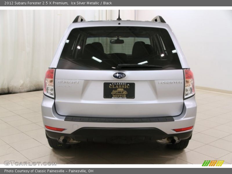 Ice Silver Metallic / Black 2012 Subaru Forester 2.5 X Premium