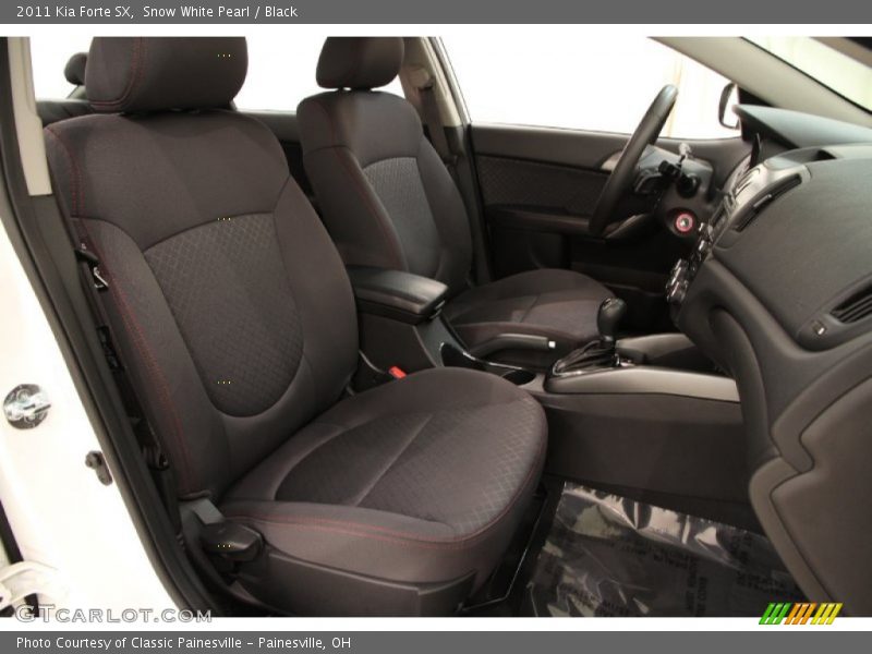 Snow White Pearl / Black 2011 Kia Forte SX
