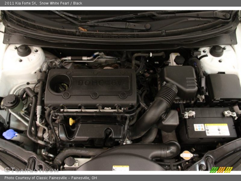 Snow White Pearl / Black 2011 Kia Forte SX