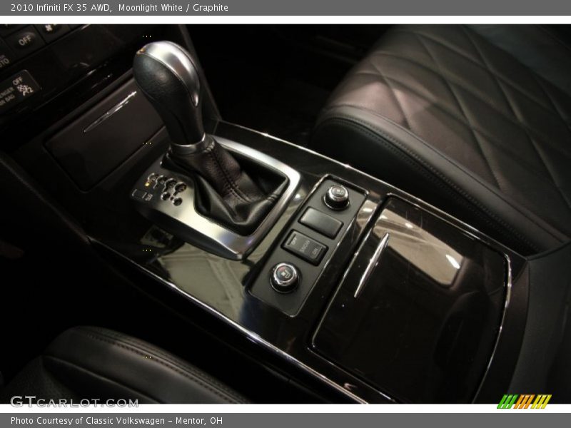 Moonlight White / Graphite 2010 Infiniti FX 35 AWD
