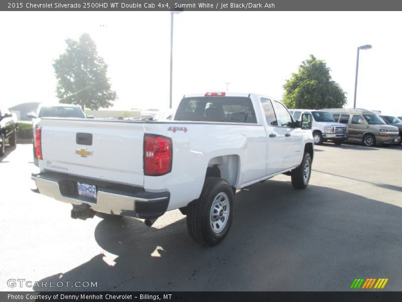 Summit White / Jet Black/Dark Ash 2015 Chevrolet Silverado 2500HD WT Double Cab 4x4