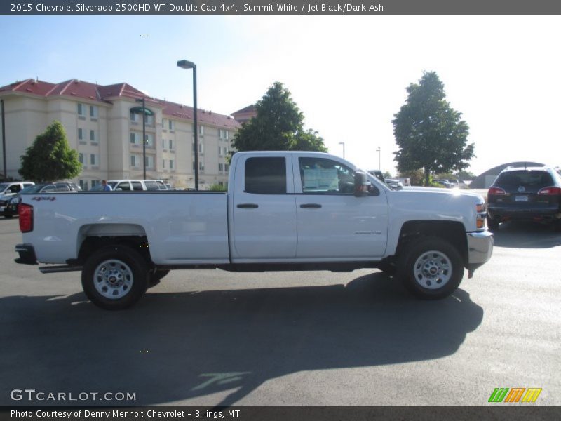 Summit White / Jet Black/Dark Ash 2015 Chevrolet Silverado 2500HD WT Double Cab 4x4