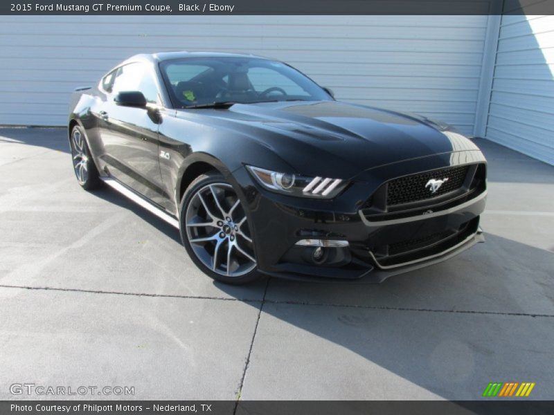 Black / Ebony 2015 Ford Mustang GT Premium Coupe