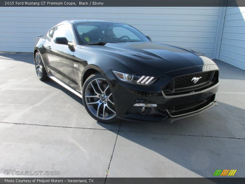 Black / Ebony 2015 Ford Mustang GT Premium Coupe
