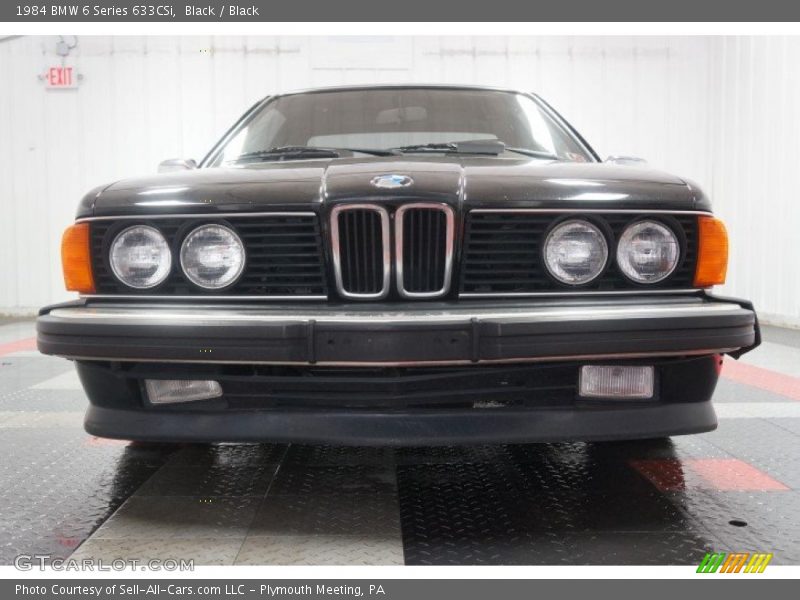 Black / Black 1984 BMW 6 Series 633CSi