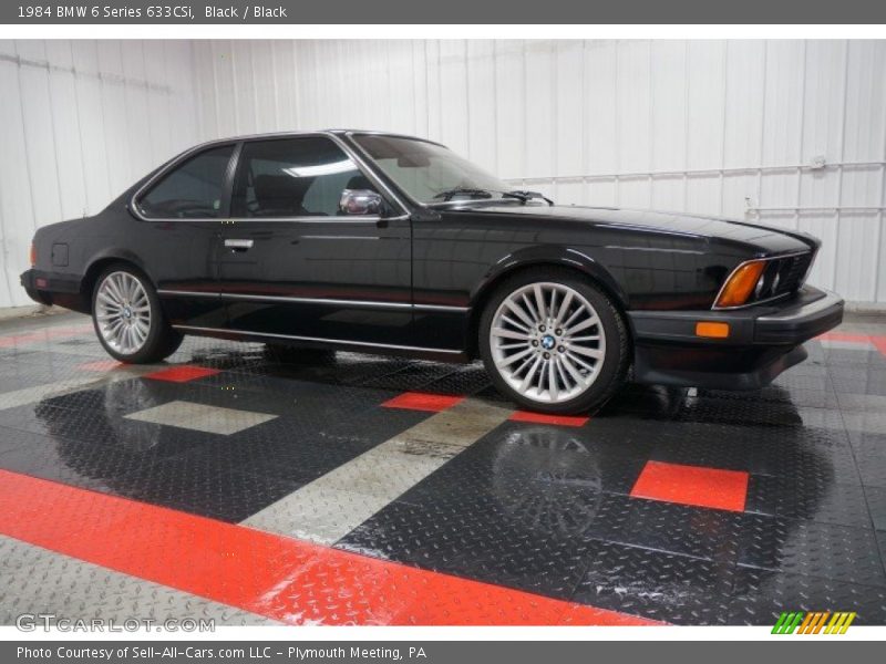 Black / Black 1984 BMW 6 Series 633CSi