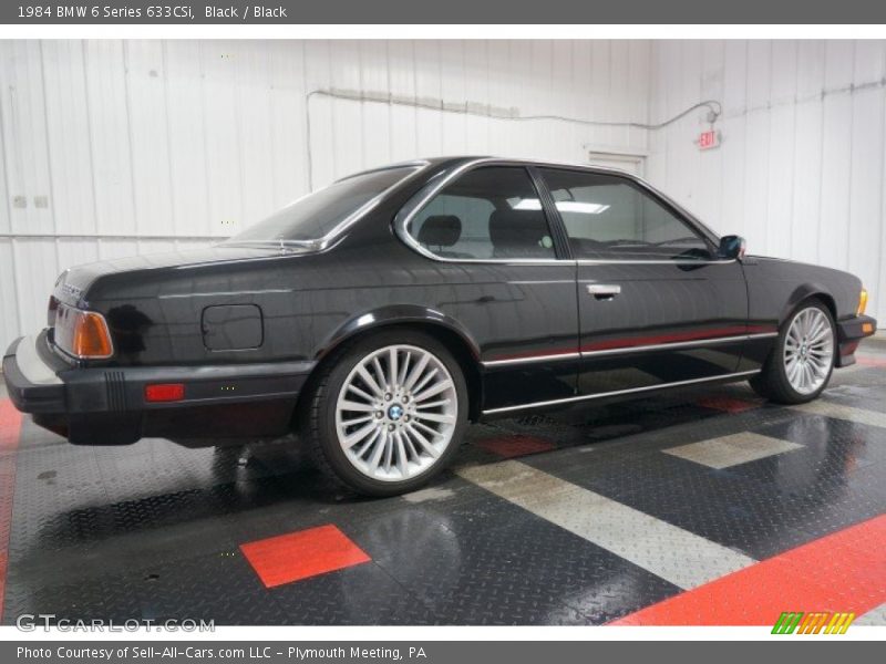 Black / Black 1984 BMW 6 Series 633CSi