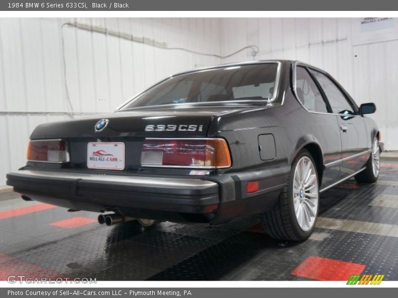 Black / Black 1984 BMW 6 Series 633CSi