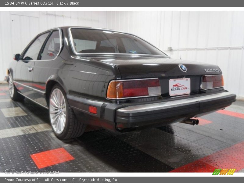 Black / Black 1984 BMW 6 Series 633CSi