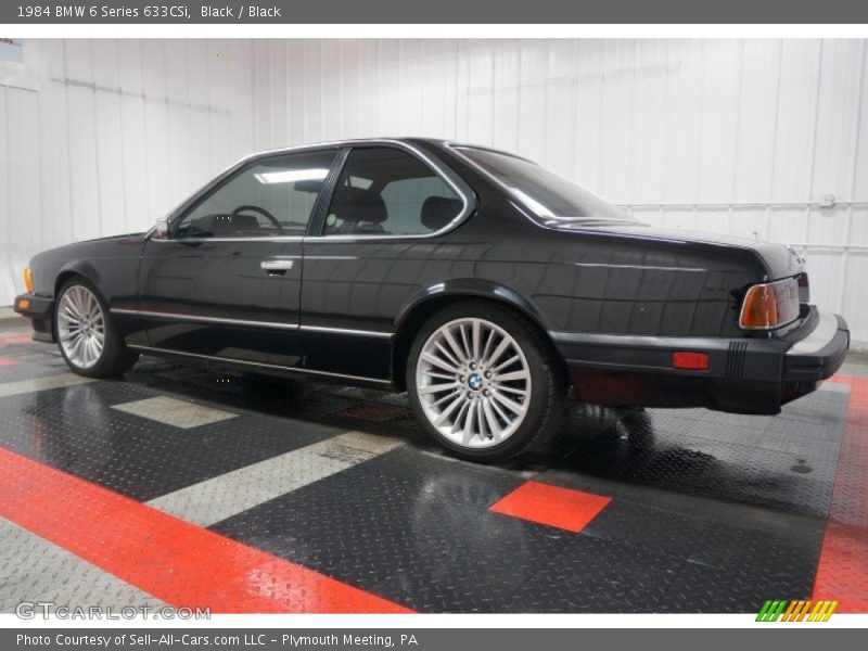 Black / Black 1984 BMW 6 Series 633CSi