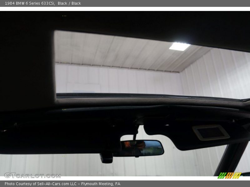 Black / Black 1984 BMW 6 Series 633CSi