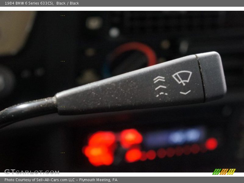 Controls of 1984 6 Series 633CSi