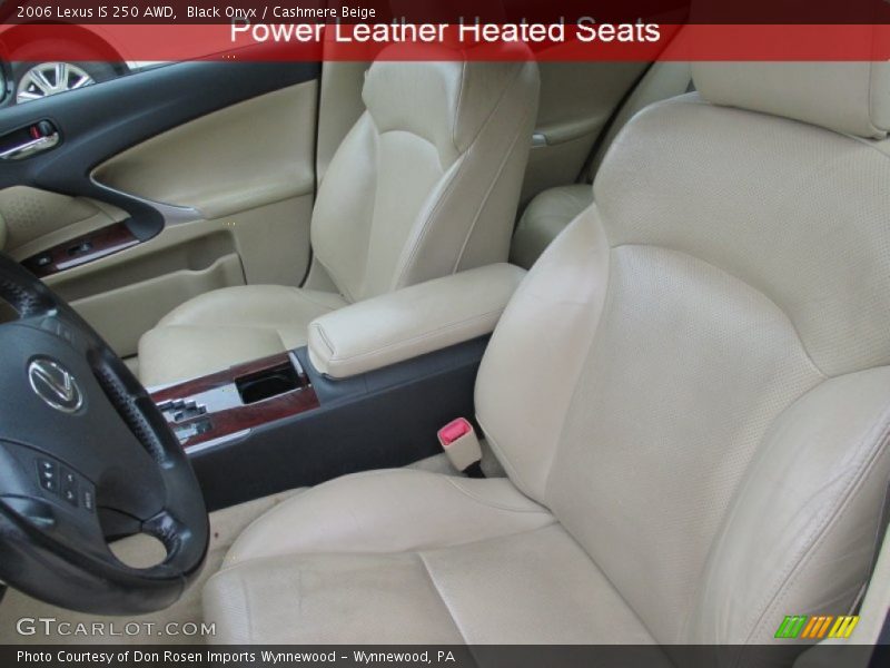 Black Onyx / Cashmere Beige 2006 Lexus IS 250 AWD
