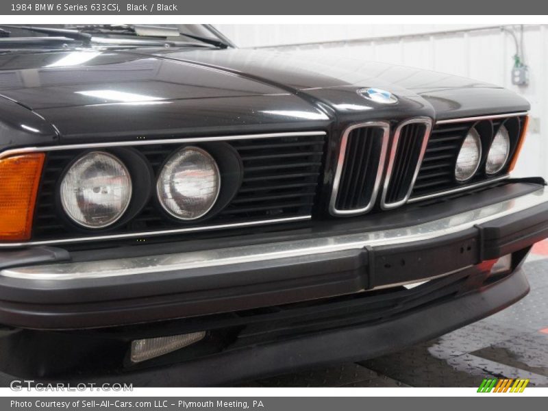 Black / Black 1984 BMW 6 Series 633CSi