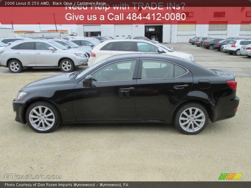 Black Onyx / Cashmere Beige 2006 Lexus IS 250 AWD