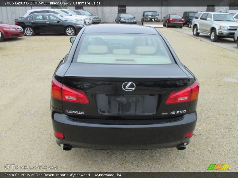 Black Onyx / Cashmere Beige 2006 Lexus IS 250 AWD