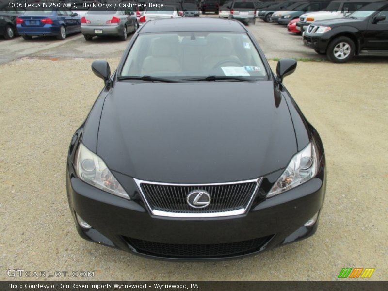 Black Onyx / Cashmere Beige 2006 Lexus IS 250 AWD