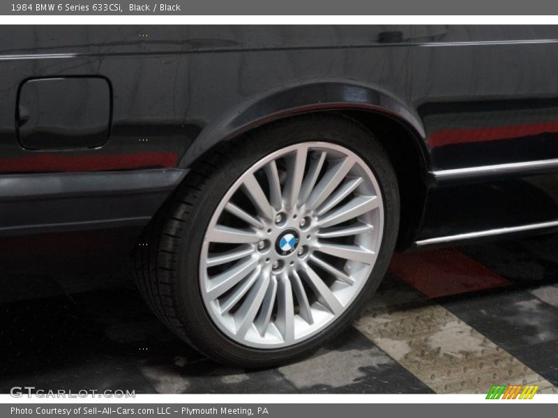 Black / Black 1984 BMW 6 Series 633CSi