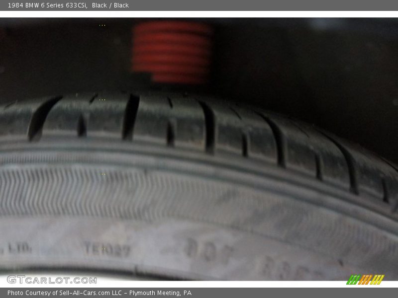 Black / Black 1984 BMW 6 Series 633CSi
