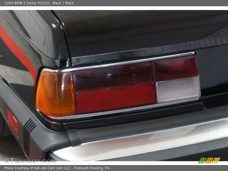 Black / Black 1984 BMW 6 Series 633CSi