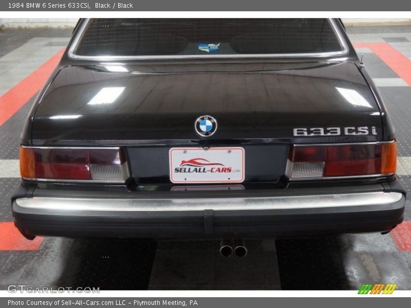 Black / Black 1984 BMW 6 Series 633CSi
