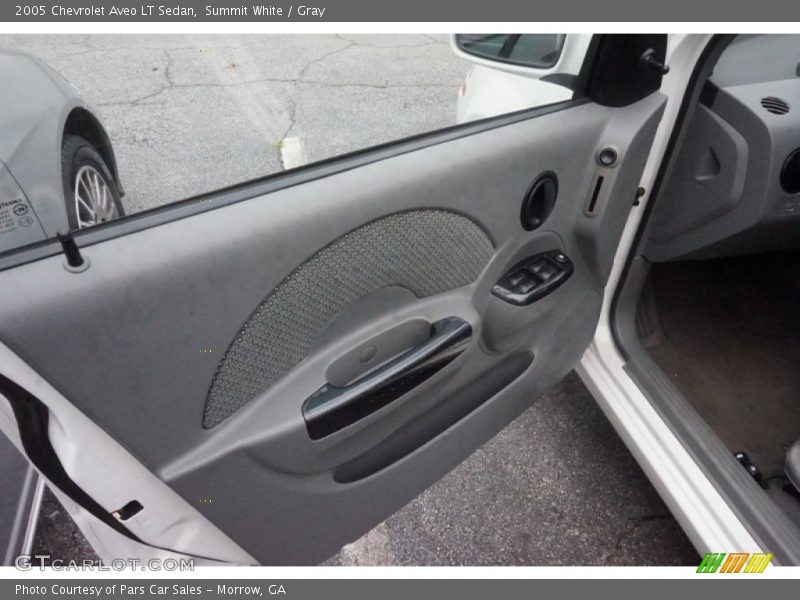 Summit White / Gray 2005 Chevrolet Aveo LT Sedan