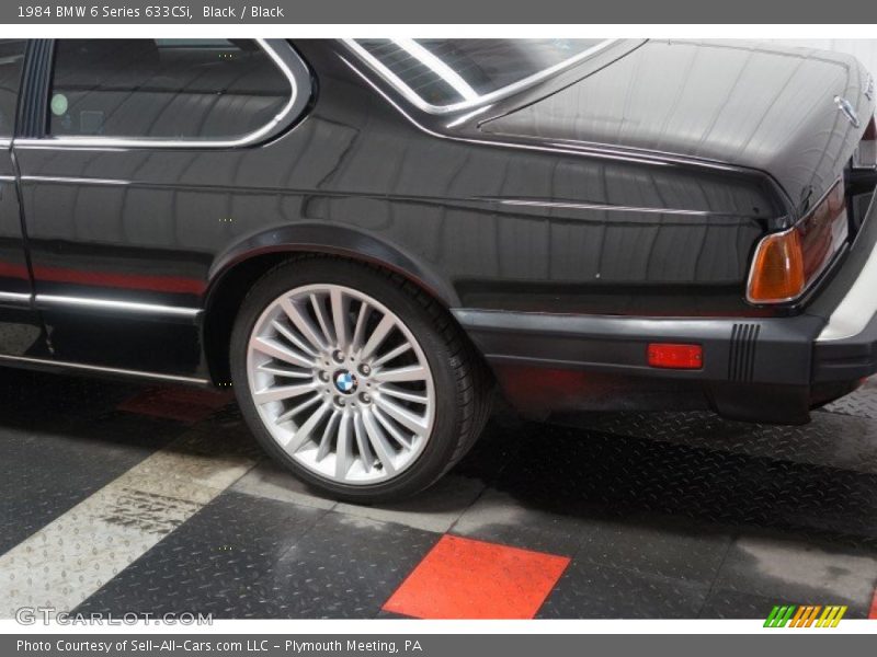Black / Black 1984 BMW 6 Series 633CSi