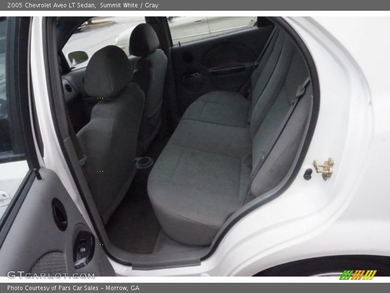 Summit White / Gray 2005 Chevrolet Aveo LT Sedan