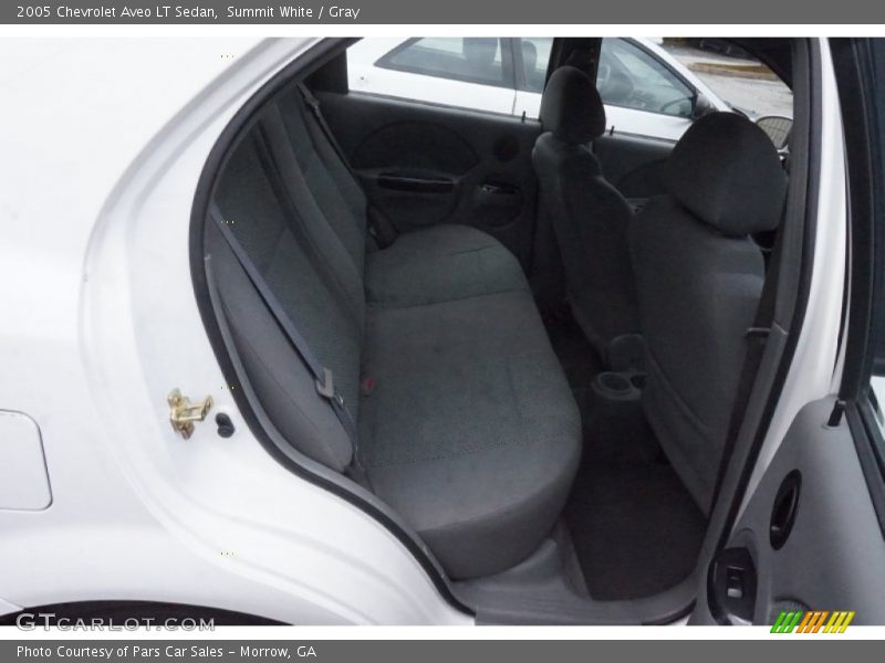 Summit White / Gray 2005 Chevrolet Aveo LT Sedan