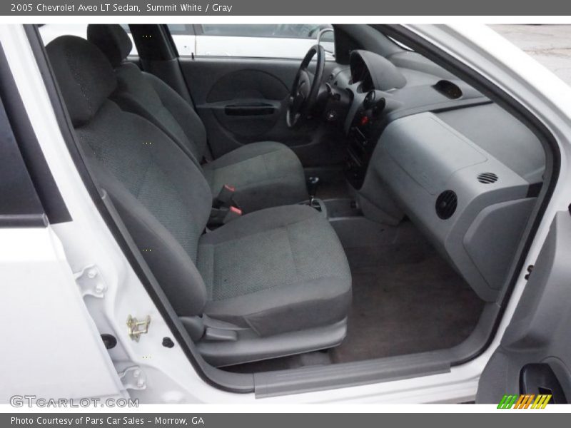 Summit White / Gray 2005 Chevrolet Aveo LT Sedan