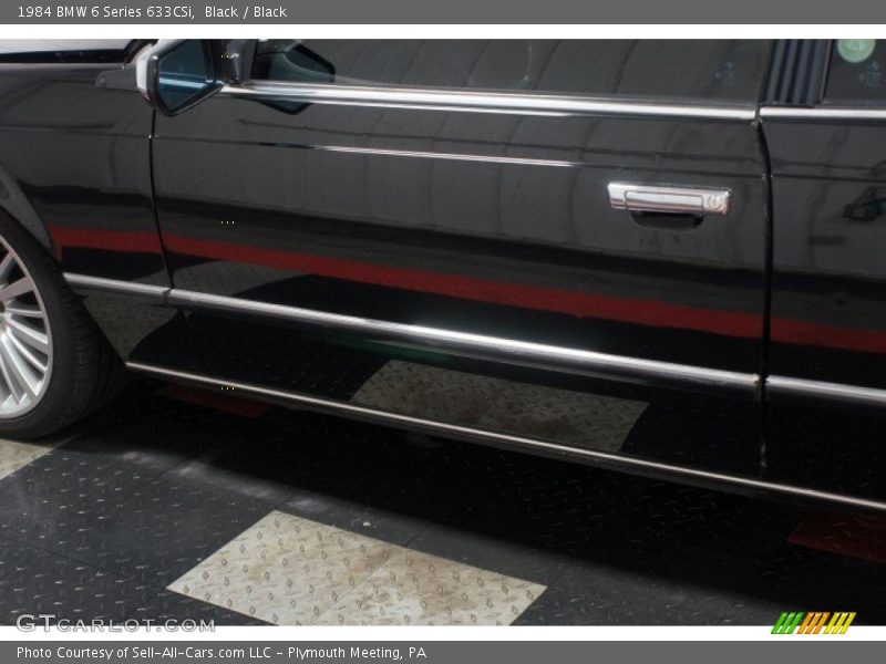 Black / Black 1984 BMW 6 Series 633CSi