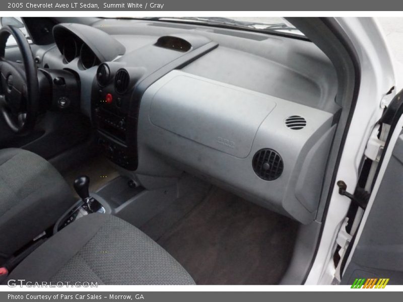 Summit White / Gray 2005 Chevrolet Aveo LT Sedan