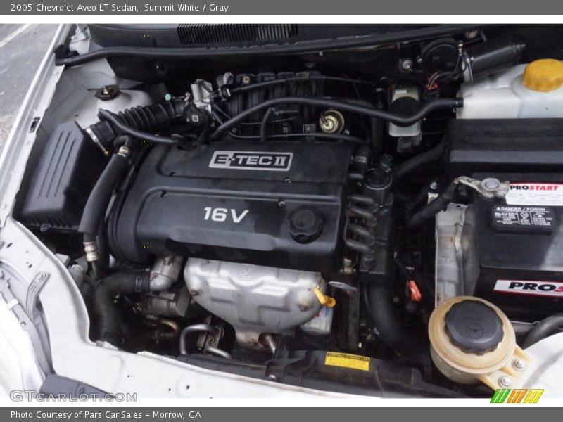 Summit White / Gray 2005 Chevrolet Aveo LT Sedan