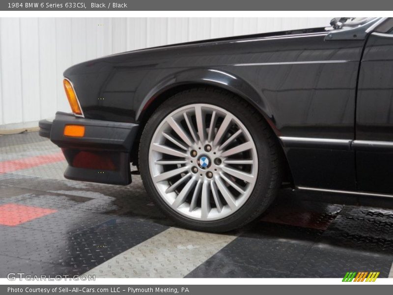 Black / Black 1984 BMW 6 Series 633CSi