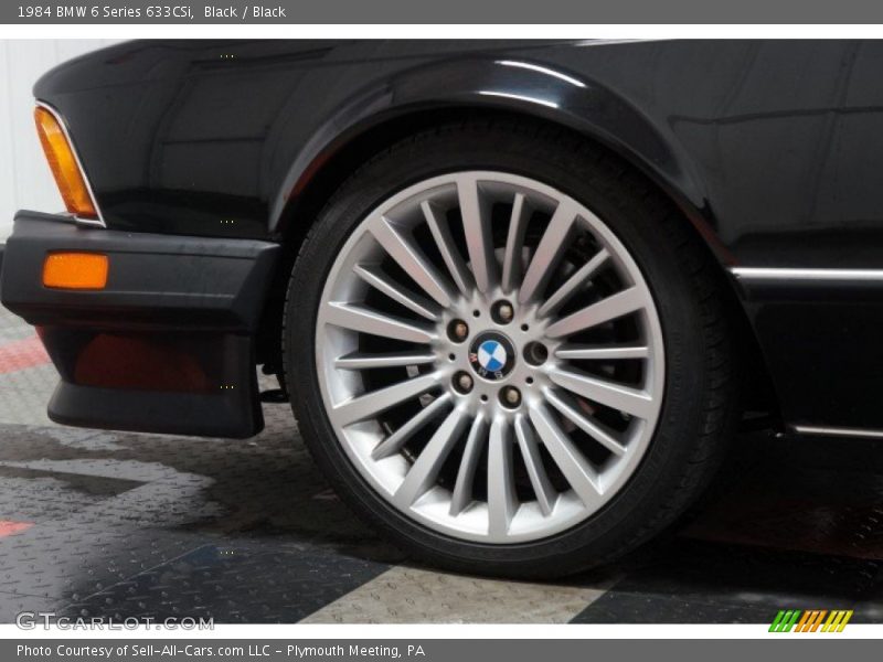 Black / Black 1984 BMW 6 Series 633CSi