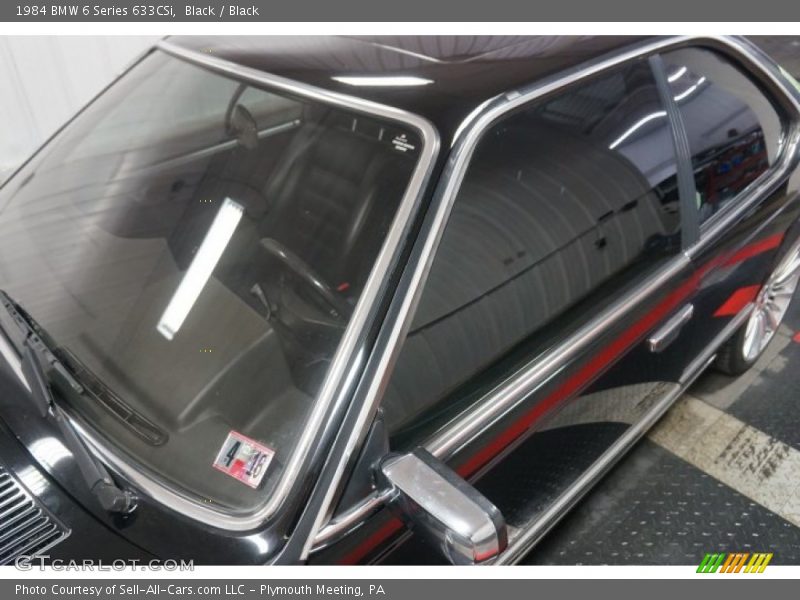 Black / Black 1984 BMW 6 Series 633CSi