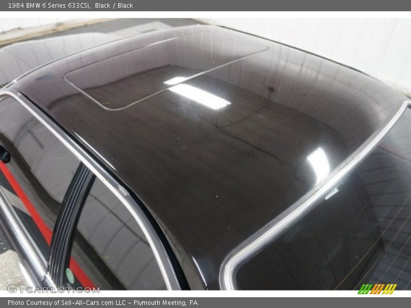 Black / Black 1984 BMW 6 Series 633CSi