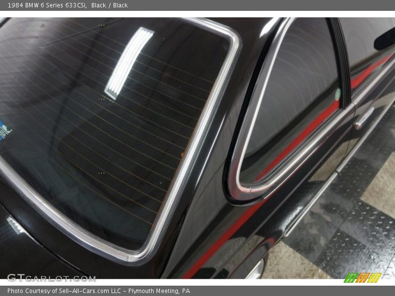 Black / Black 1984 BMW 6 Series 633CSi