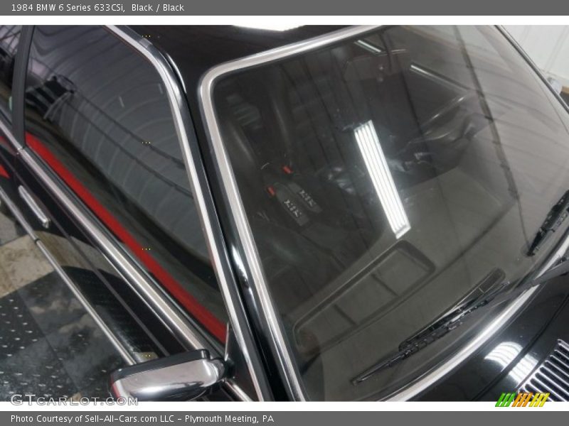 Black / Black 1984 BMW 6 Series 633CSi