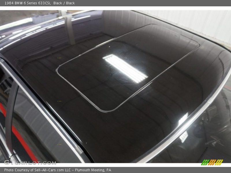 Black / Black 1984 BMW 6 Series 633CSi